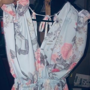 Unlisted Other - Women’s light blue, pink and dark purple romper Unlisted Other - Women’s light blue, pink and dark purple romper